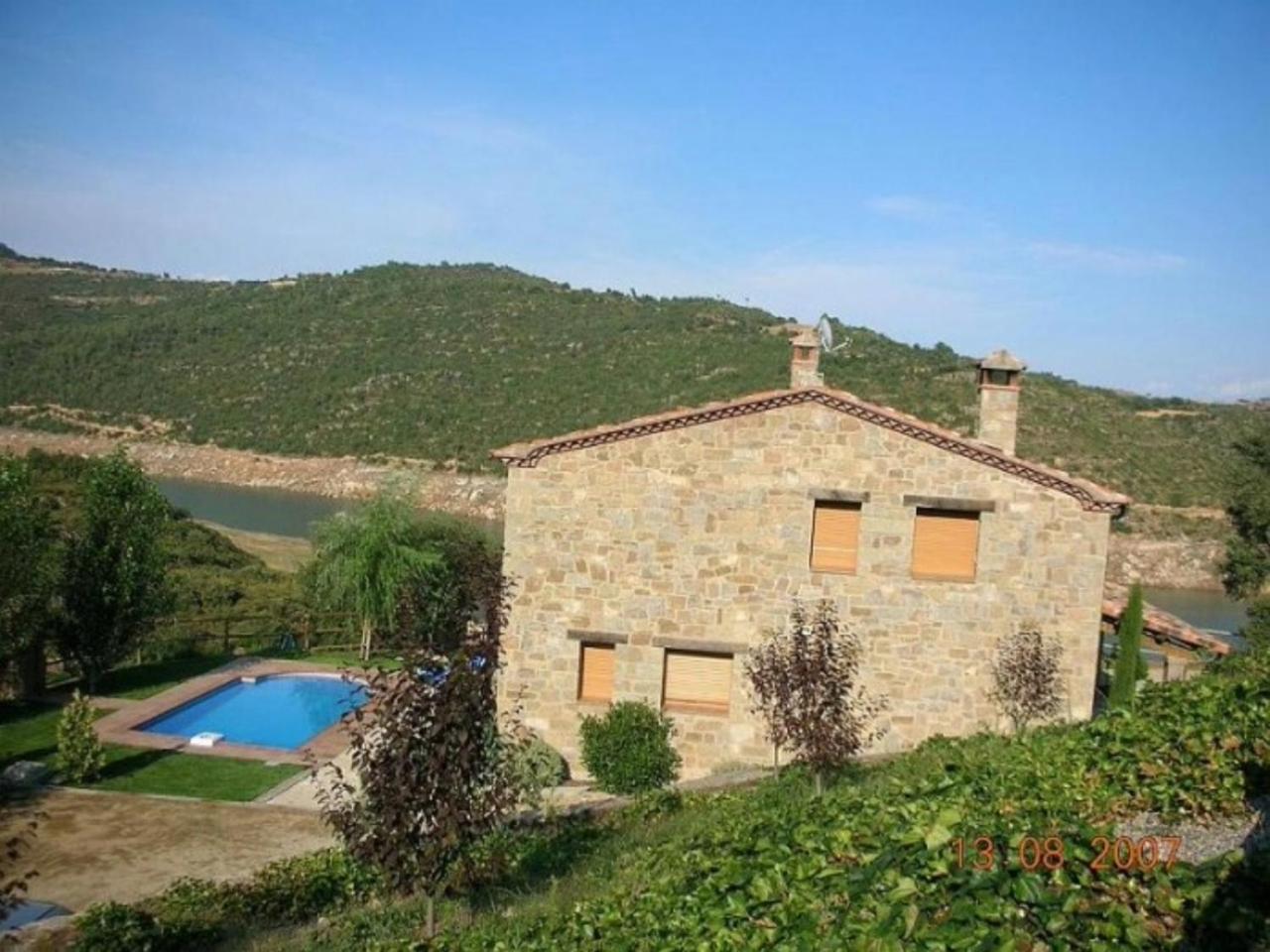 Penzion Casa Con Vistas Al Lago Y Con Piscina - Caso Nou La Baronia de Rialb Exteriér fotografie