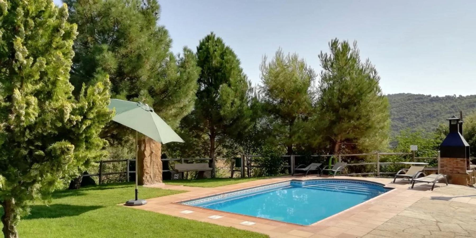 Penzion Casa Con Vistas Al Lago Y Con Piscina - Caso Nou La Baronia de Rialb Exteriér fotografie